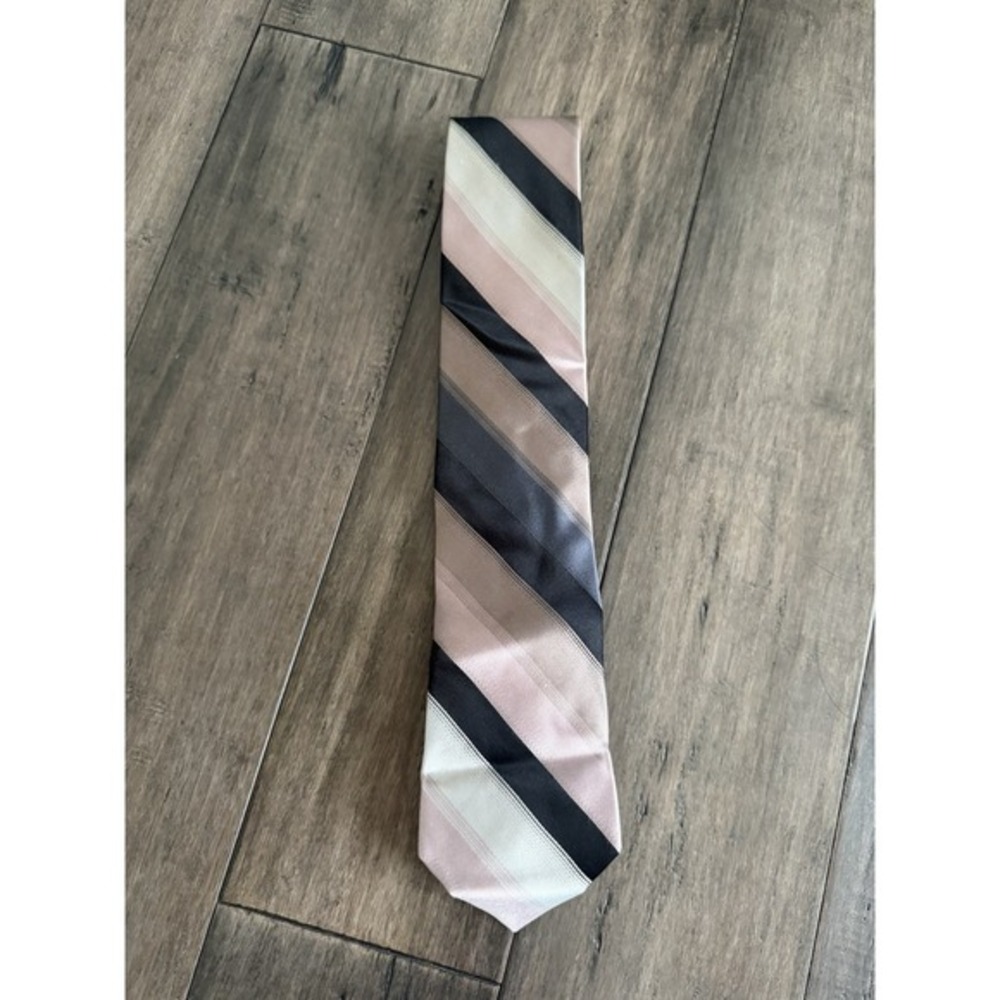 Ted Baker Silk Tie Diagonal Stripe Men's Necktie Father's‎ Day Gift Multicolor